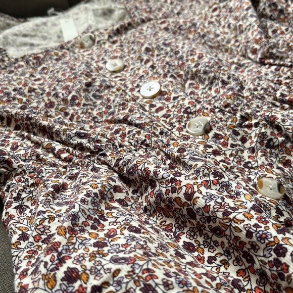 Madewell Corduroy Peplum Top - Picture 7 of 16